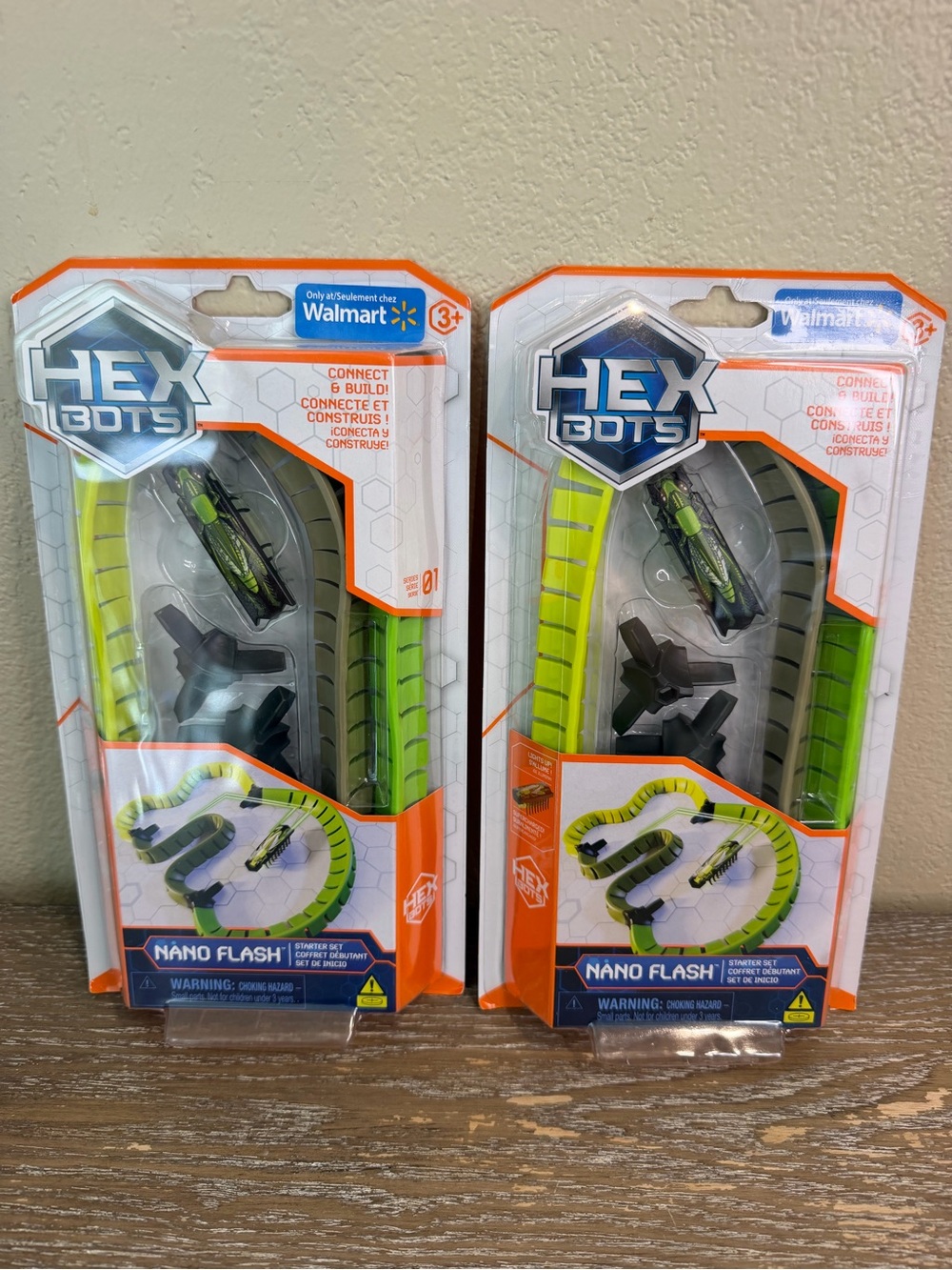 New Hex Bots Bug Nano Flash set of 2